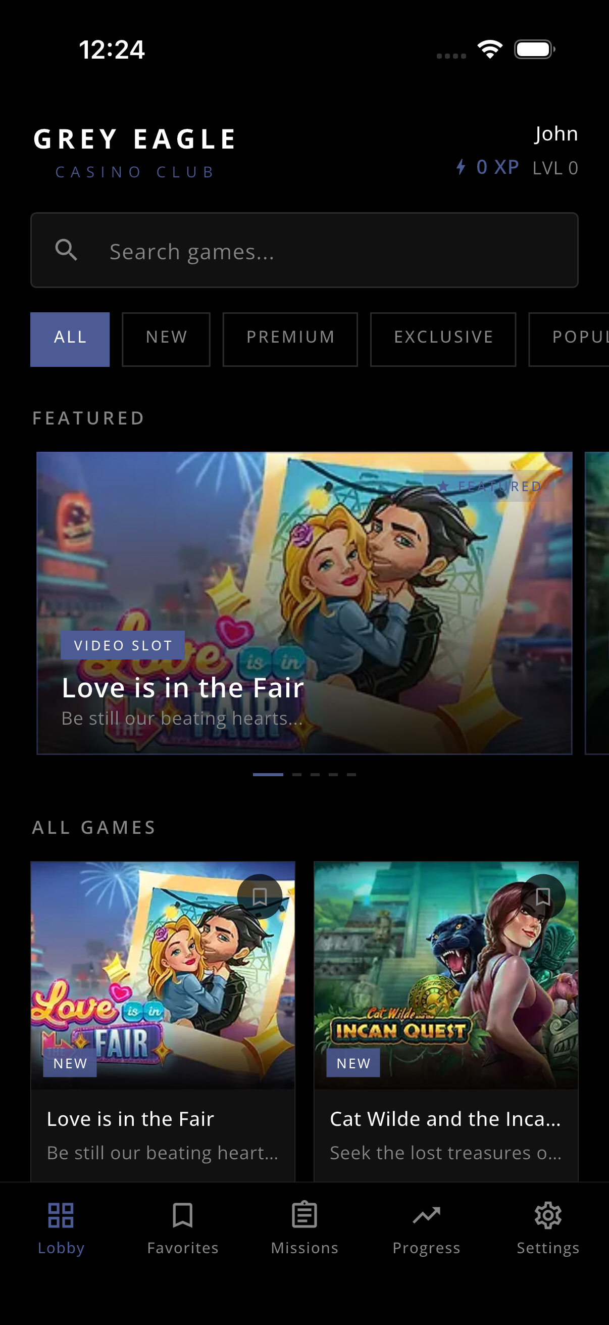 Grey Eagle Casino Club screenshot 3